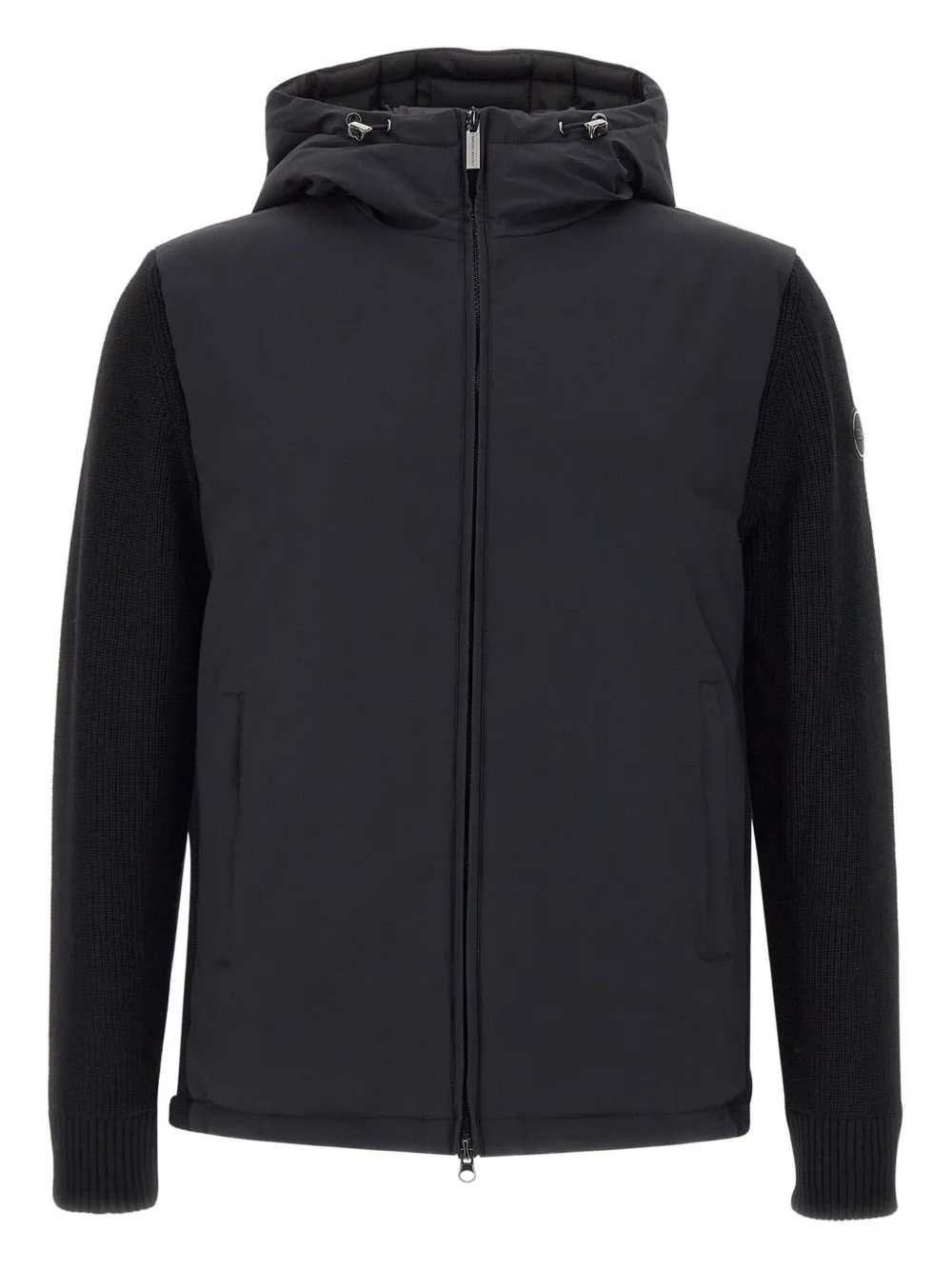 

Куртка с капюшоном и вязаной вставкой Colmar, черный