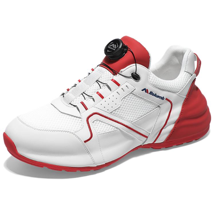 

Kolumb Износостойкие дышащие низкие повседневные туфли, увеличивающие рост, мужские, белые, красные