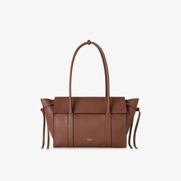 

Мягкая кожаная сумка Bayswater с верхней ручкой Mulberry, цвет bright oak