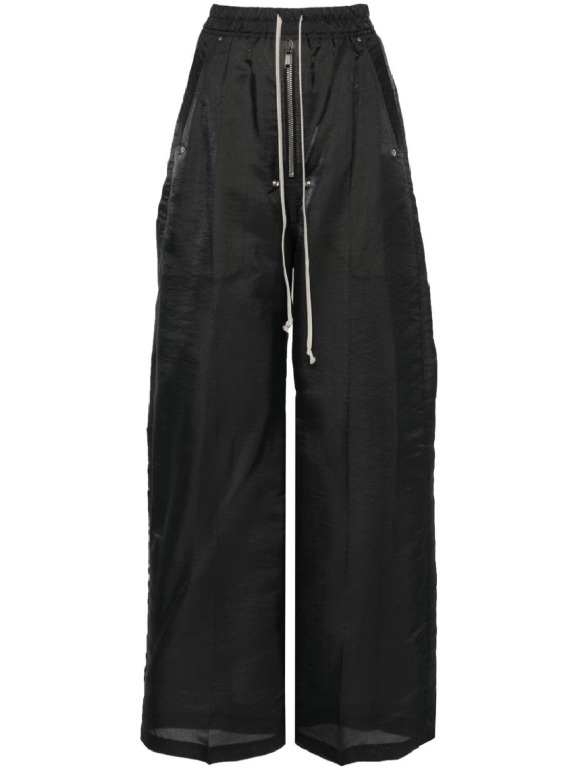 

Rick Owens прямые брюки со складками, черный