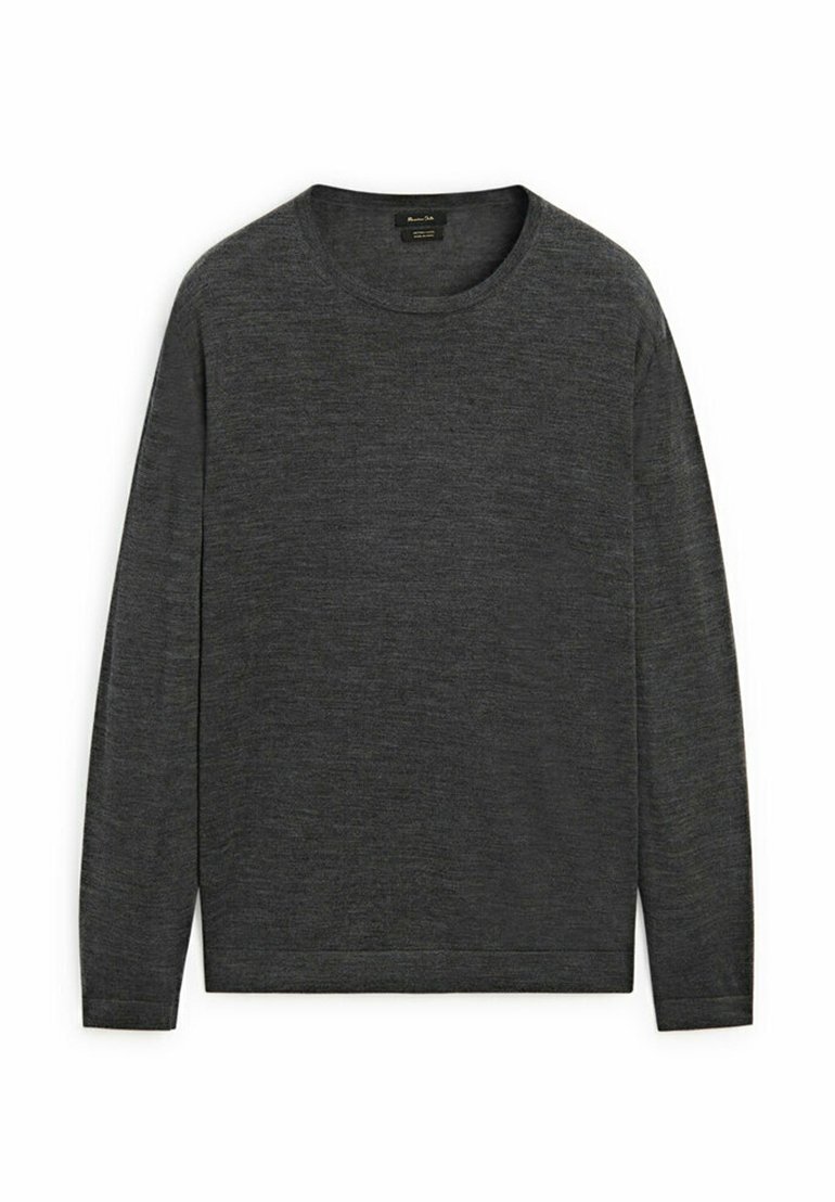 

Джемпер WITH CREW NECK Massimo Dutti, темно-серый