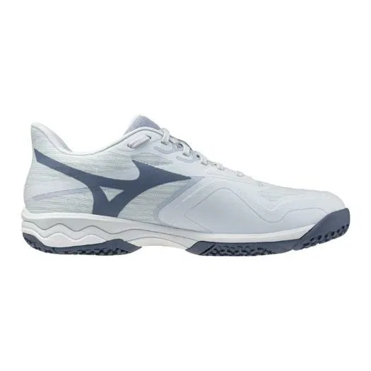 Теннисные кроссовки «Wave Exceed Court Wide OC» от Mizuno, Ice Gray X Blue — фото 3