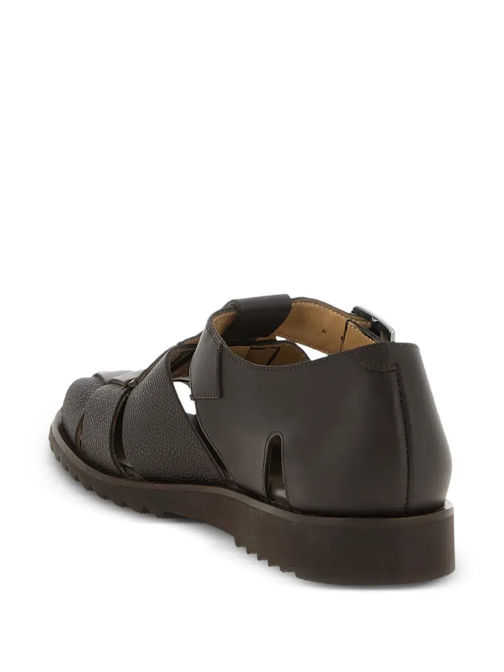 Сандалии Pacific из кованой кожи Paraboot, коричневый — фото 4