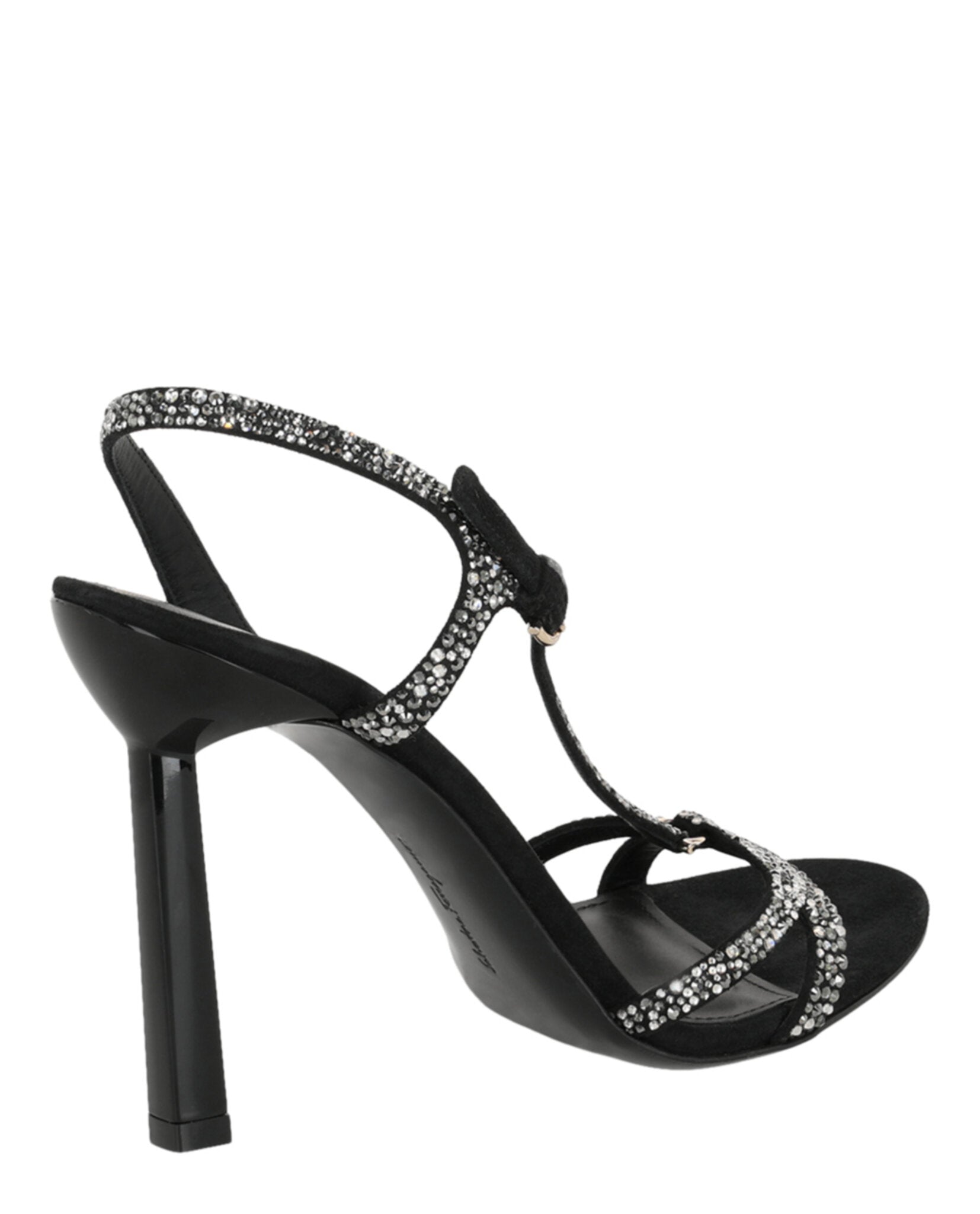 Jole X5 туфли на каблуке с кристаллами Salvatore Ferragamo, черный — фото 3