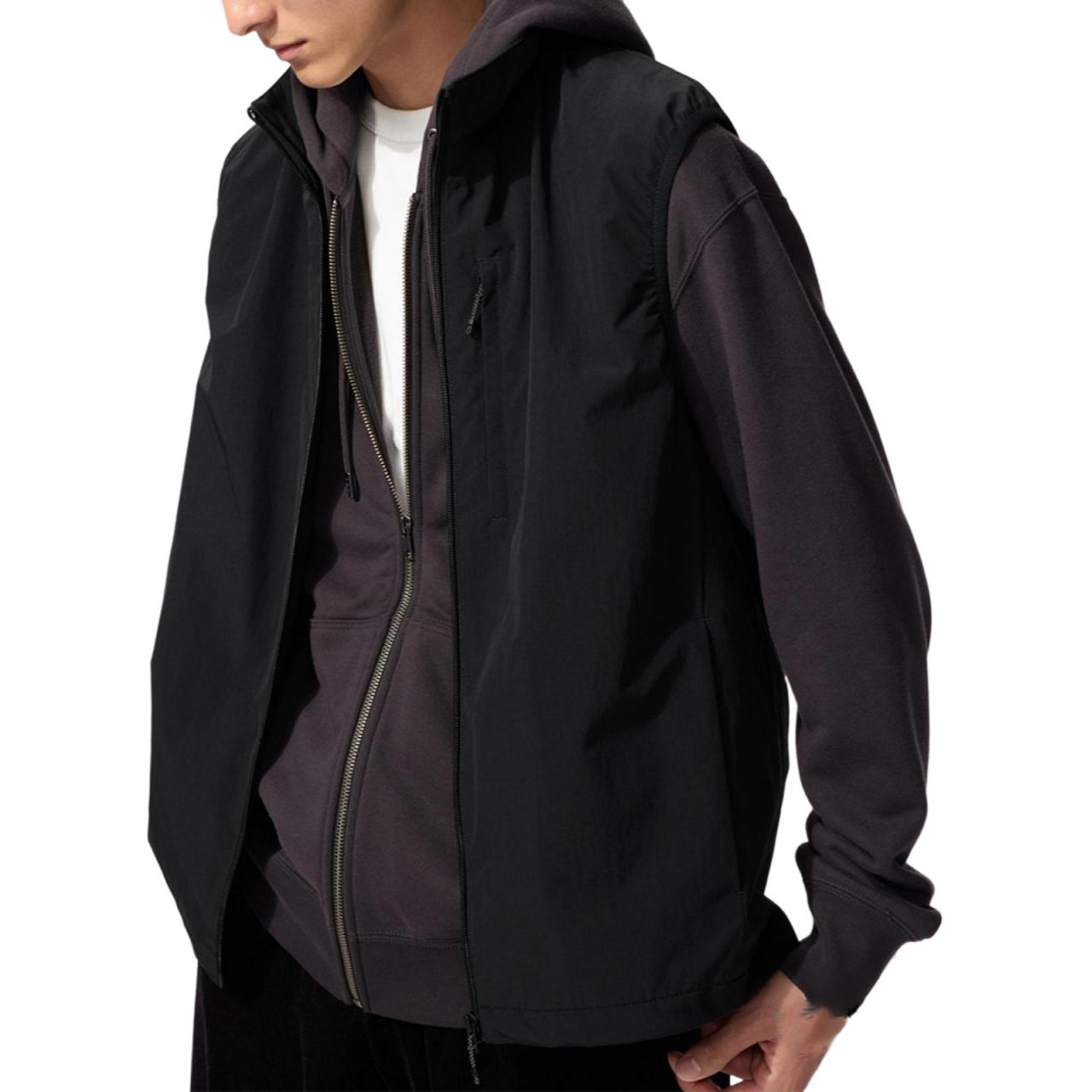 

UNIQLO Мужской жилет черный, Black