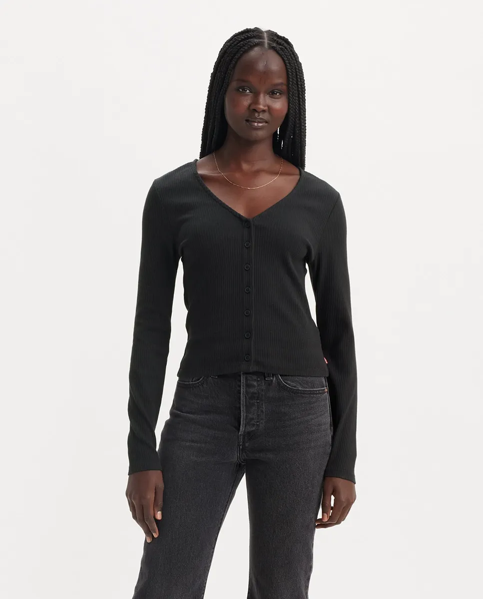 

Женская футболка с длинным рукавом Levi's, черный