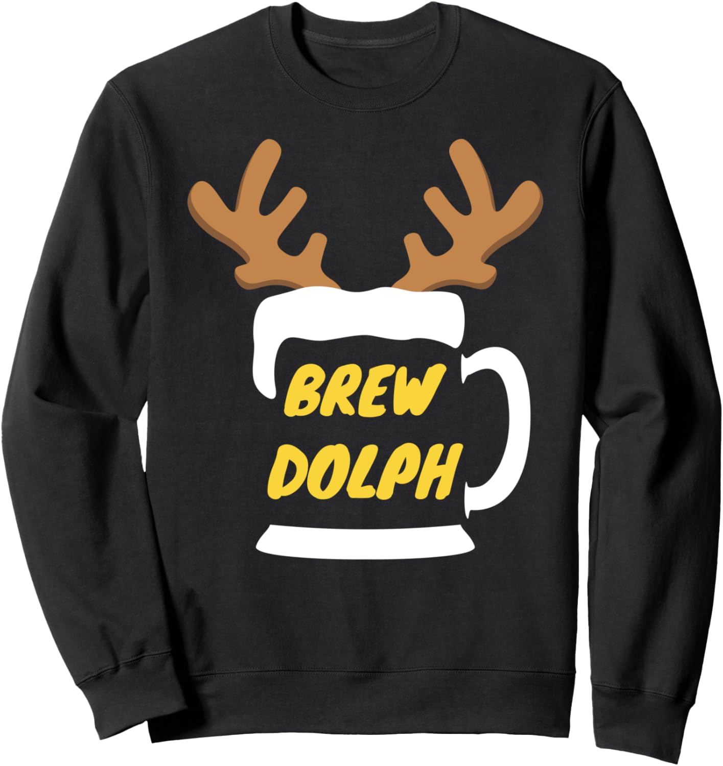 

Забавная рождественская толстовка Brewdolph для любителей пива, черная (black 19-3911tcx), размер S Shirtbooth: Adult Christmas, Черный, Забавная рождественская толстовка Brewdolph для любителей пива, черная (black 19-3911tcx), размер S Shirtbooth: Adult 