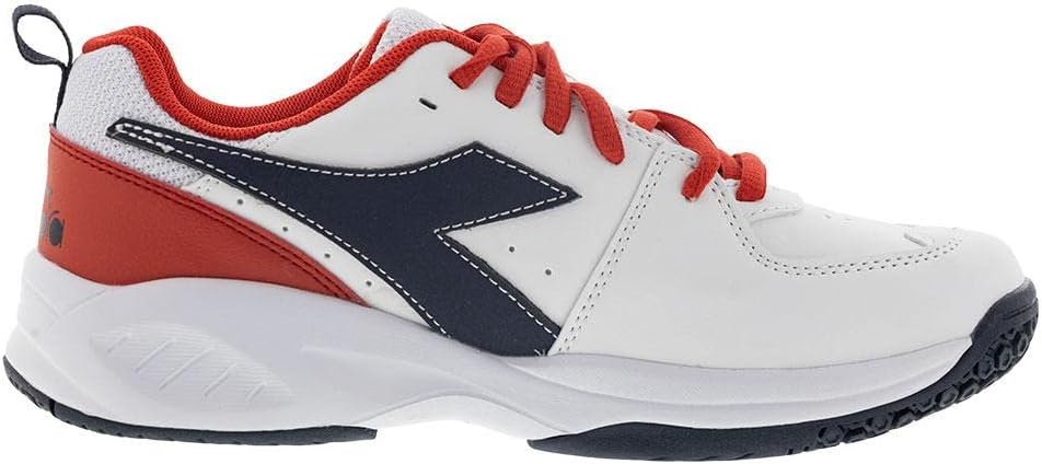 Теннисные кроссовки Diadora Junior S.Challenge 5 SL бело-синие — фото 4