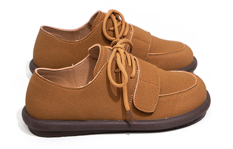 Повседневные женские туфли Feiyue коричневые — фото 4