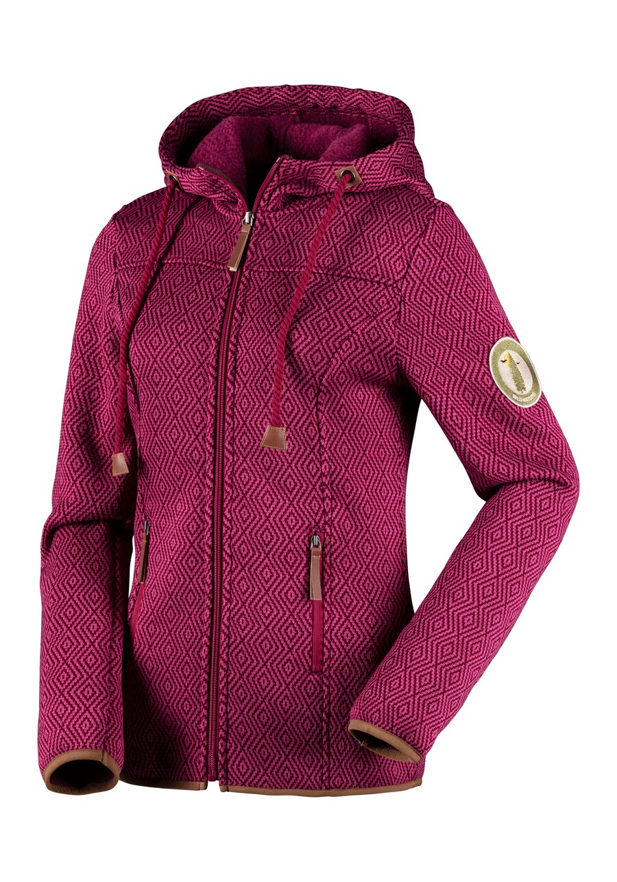 

Флисовая куртка LASCANA ACTIVE Athletic Fleece Jacket, цвет berry