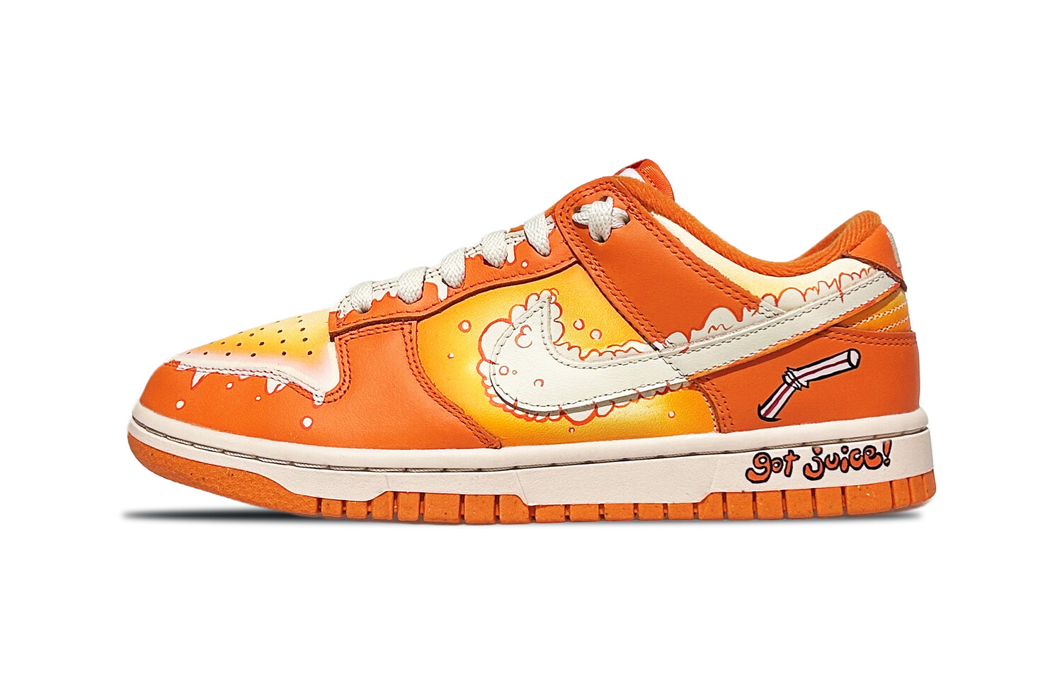 

Кроссовки для скейтбординга Dunk женские, низкие, коричневый Nike