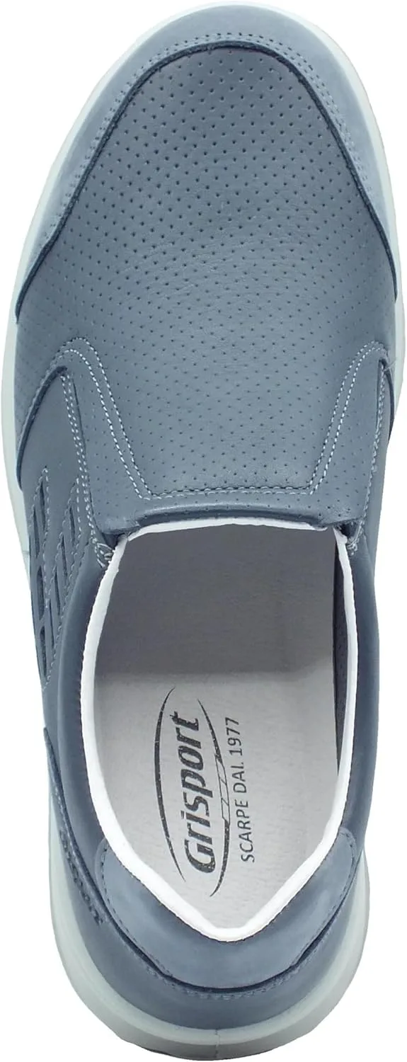 Мужские лоферы Grisport Active 43003T Navy Touch из синей кожи с антистатическими свойствами — фото 3