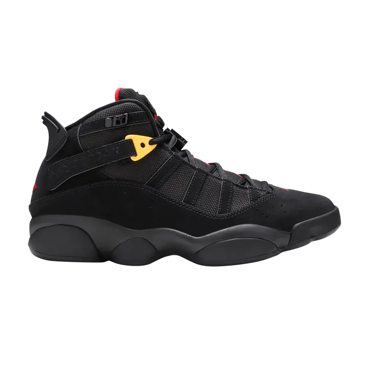 

Кроссовки Air Jordan Jordan 6 Rings 'Black Red Sulfur', черный
