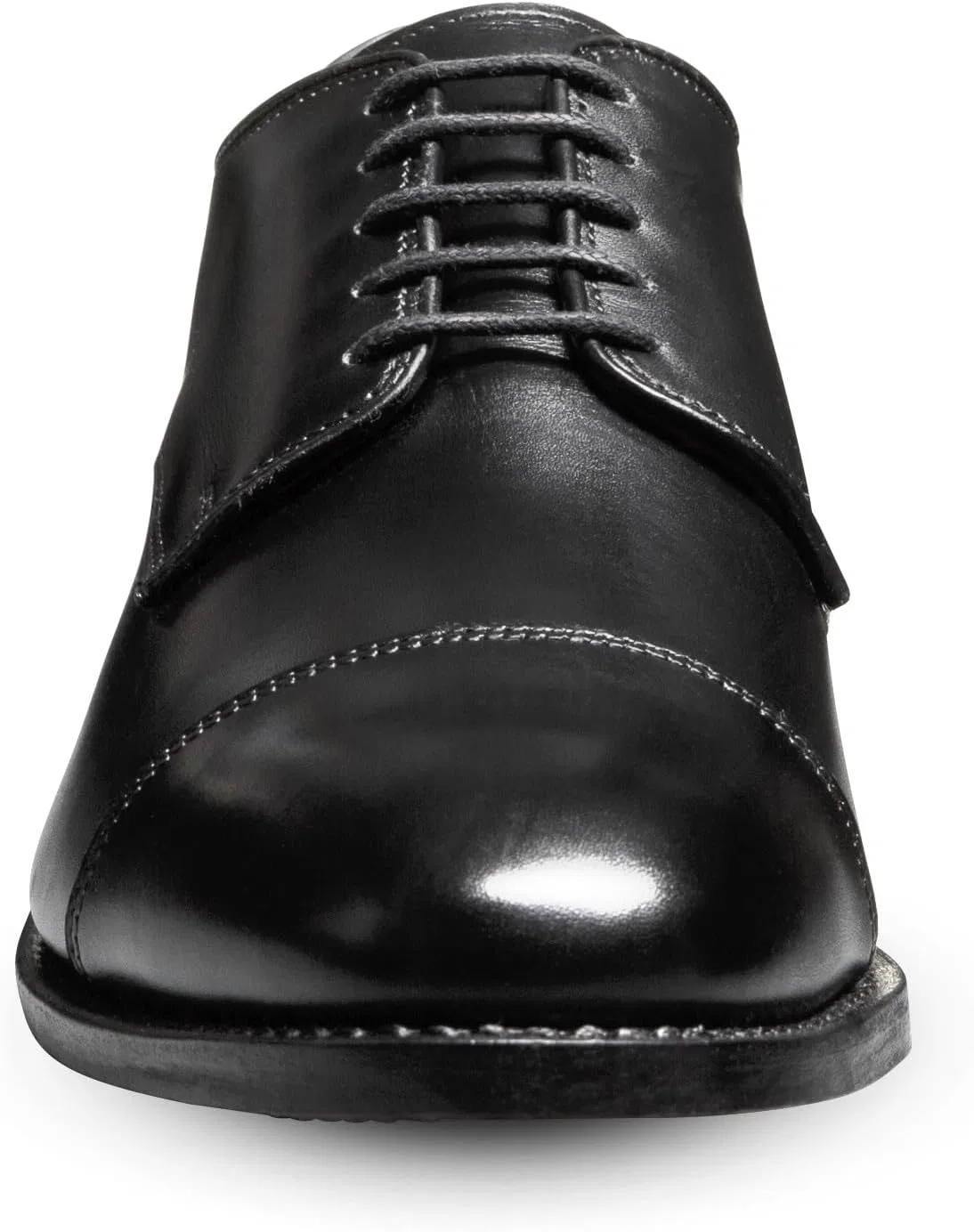 Оксфорды кожаные Allen Edmonds, Black Leather — фото 2