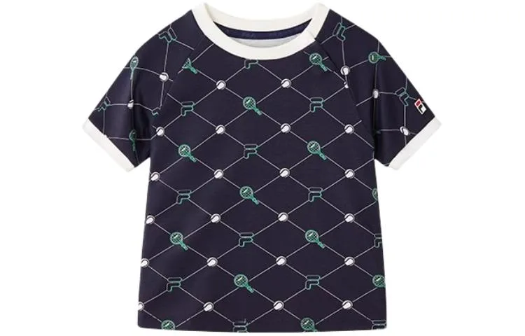 Футболка для дошкольников с круглым вырезом FILA KIDS, All Over Print 2