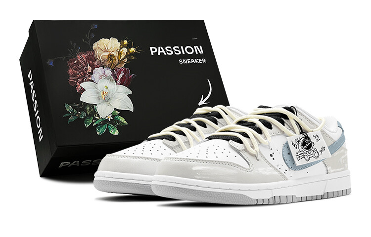 

Кроссовки Nike Dunk Skateboarding Shoes Women's Low-top Blue, цвет Apricot