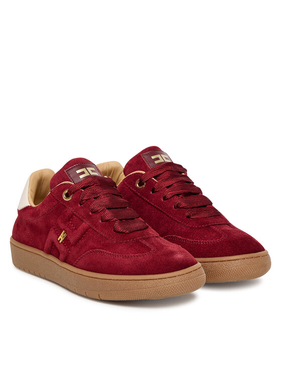 Кроссовки Low Cut Lace Up F4A9-E0340-0071 S Elisabetta Franchi, красный — фото 2