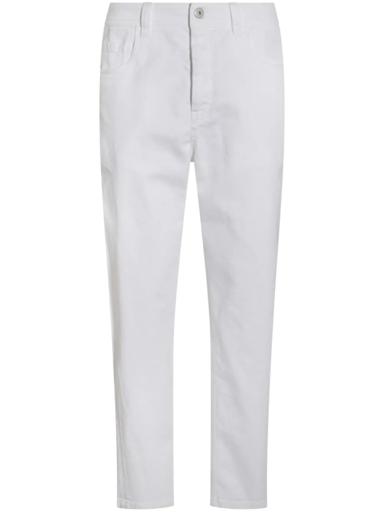 

Brunello Cucinelli прямые джинсы, белый