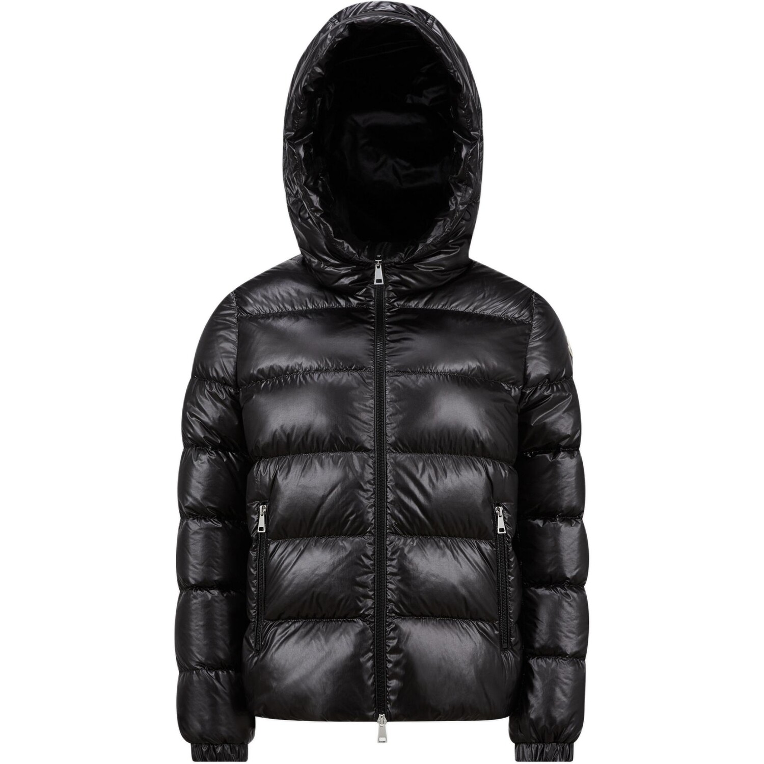 

Пуховик женский черный Moncler