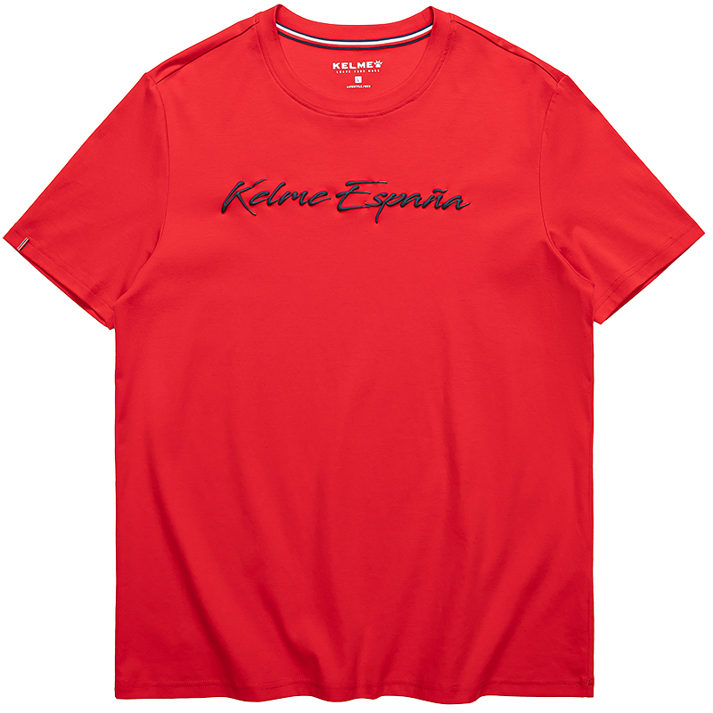 

Футболка мужская с круглым вырезом KELME, красный