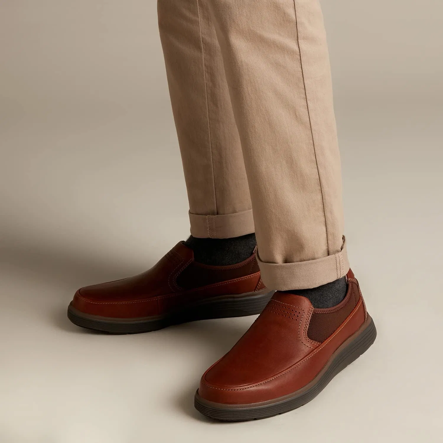 Туфли Clarks Men's Un Abode Go, Brown — фото 2