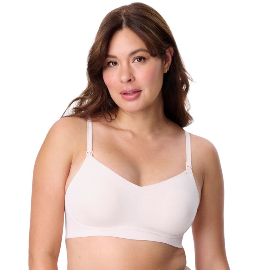 

Бюстгальтер для кормления без косточек Maternity Motherhood Wireless Micro Nursing Bra Motherhood Maternity, Porcelain pink