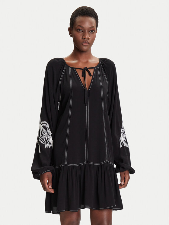 

Повседневное платье loose fit Silvianegro 25WWVW19 Desigual, черный