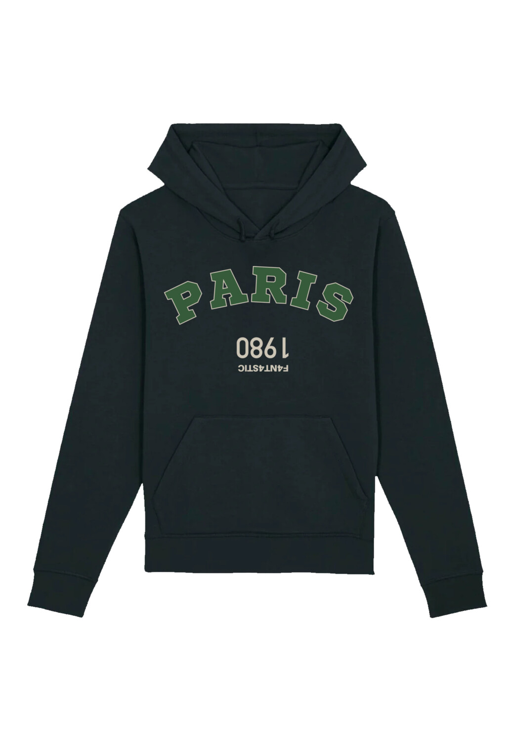 

Пуловер F4NT4STIC Hoodie Paris 1980 Grün, черный