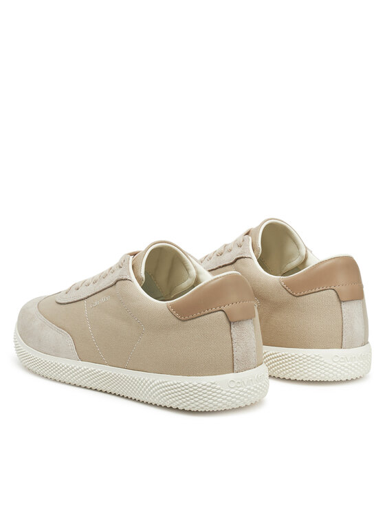 Кроссовки Low Top Lace Up Cv Mix HM0HM01724 Calvin Klein, бежевый — фото 3
