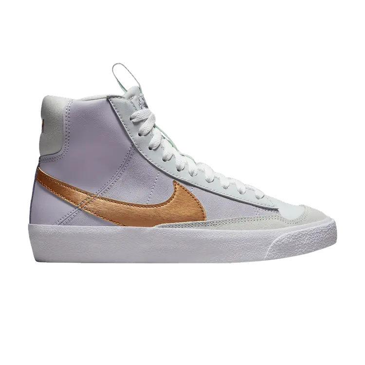 

Кроссовки Nike Blazer Mid '77 GS 'Dance - Barely Grape Metallic Copper', фиолетовый