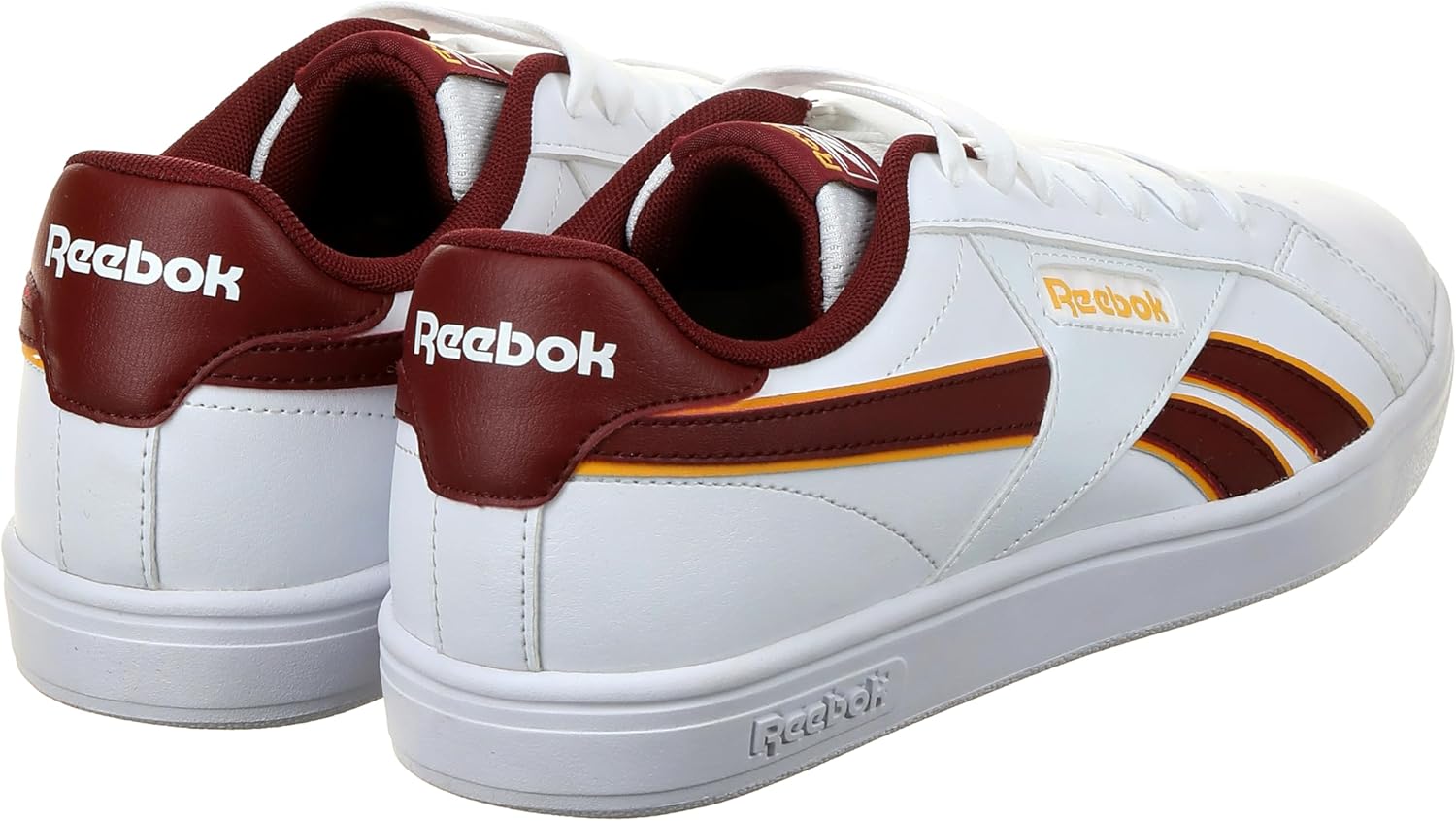 Кроссовки Reebok Unisex-Adult Reebok Court Retro, белый/бордовый — фото 4