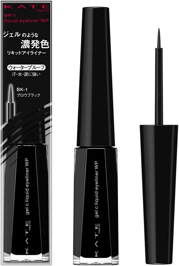 Подводка для глаз гелевая Kate BK-1 Conch Gel Eyeliner WP, черный, 1.5 мл