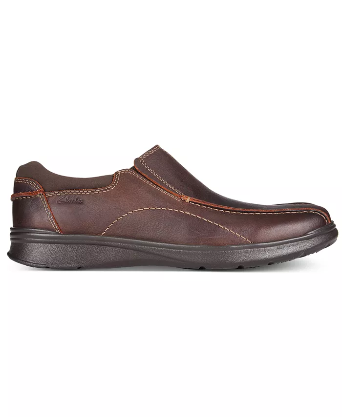 Мужские слипоны Cotrell Step Bike Toe Clarks, коричневый — фото 2