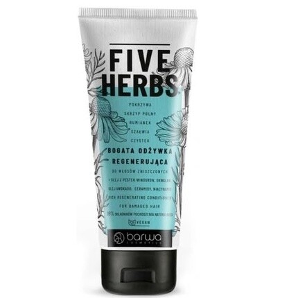 

Кондиционер для восстанавливающего ухода Five Herbs, 180 мл — долгосрочный! Barwa