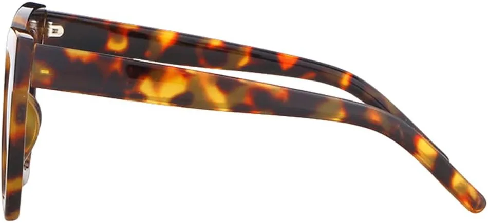 

Ретро винтажные солнцезащитные очки «кошачий глаз» для женщин, роскошные модные солнцезащитные очки в черепаховой оправе с защитой от УФ-излучения UV400 LVTFCO, C5