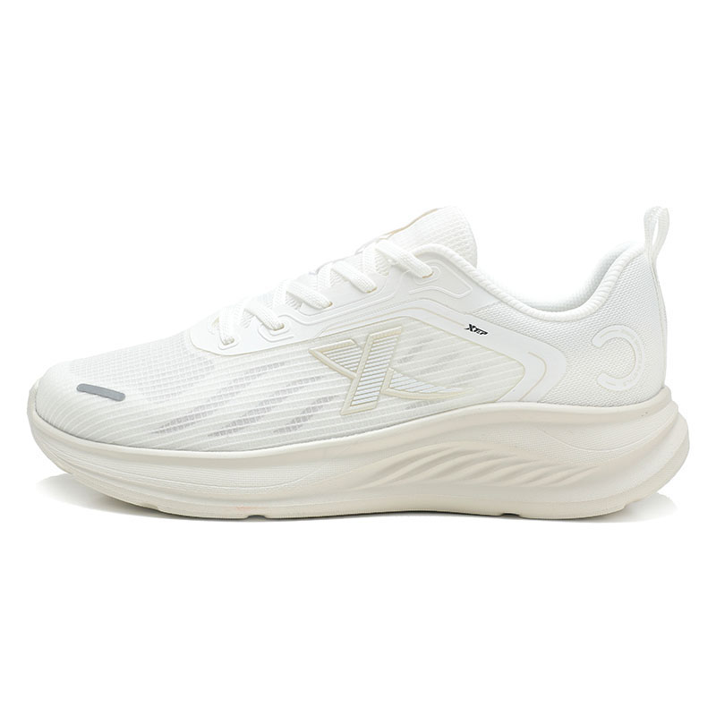 

XTEP Амортизирующие и дышащие кроссовки с низким верхом для повседневного бега, мужские, цвет "Sail White Tea White"