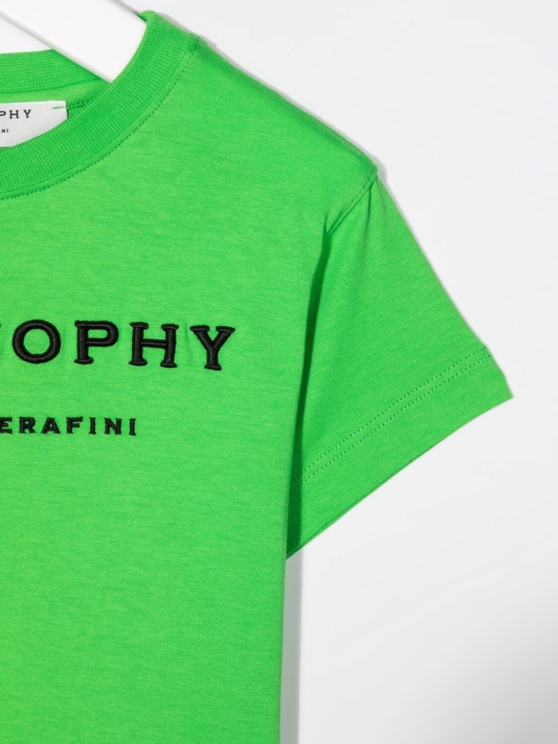Philosophy Di Lorenzo Serafini футболка с вышитым логотипом, зеленый — фото 3