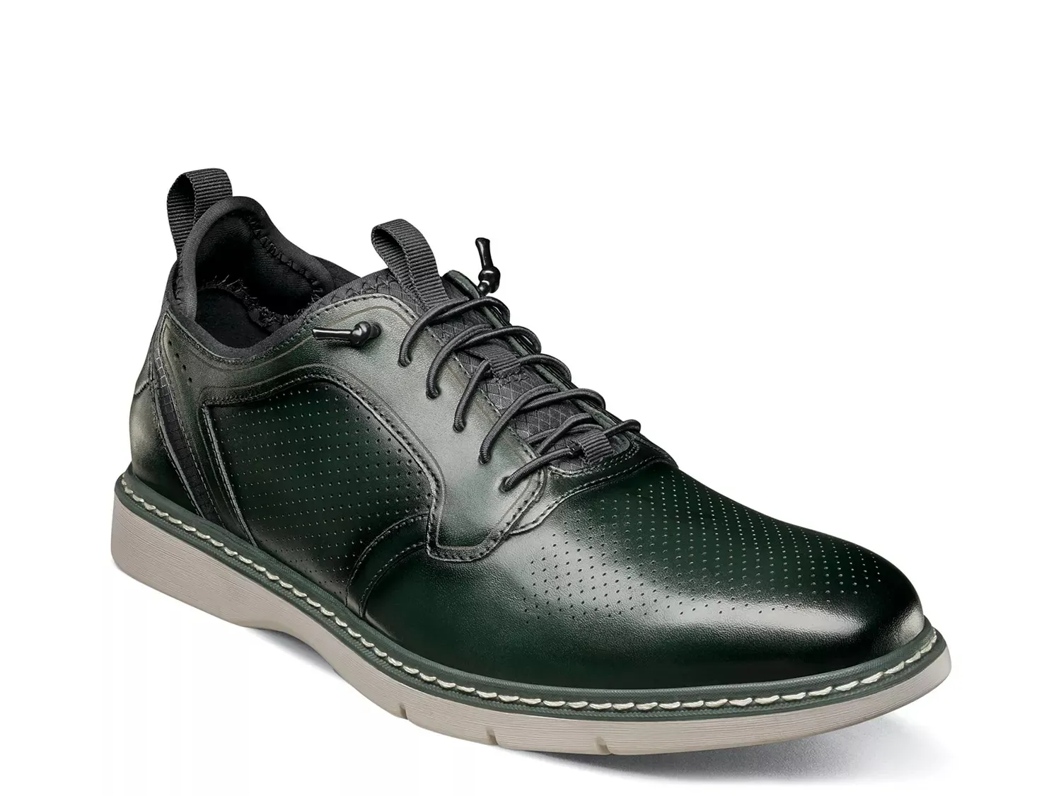 Туфли-лодочки Stacy Adams Sync Slip-On Oxford, темно-зеленые