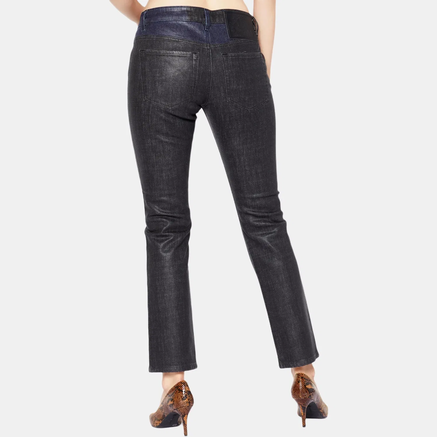Джинсы slim fit черные DIESEL — фото 2