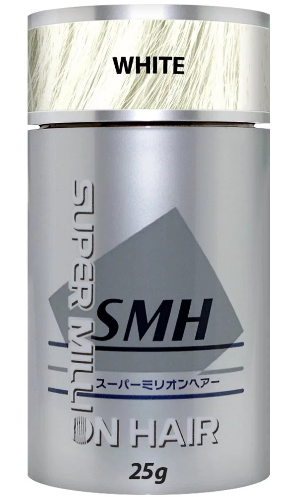 Волокна для утолщения волос Super Million Hair, 25 г, белые Unbekannt