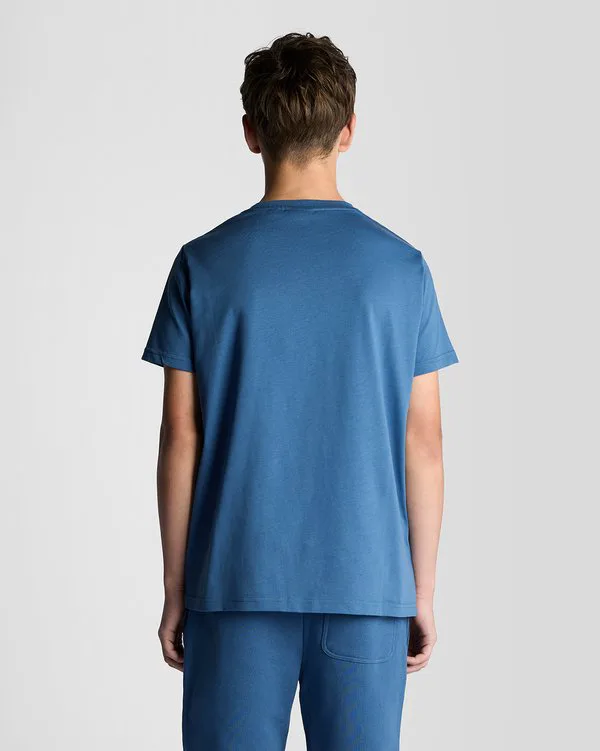Базовая футболка унисекс Lyle & Scott, Dark Cornflower — фото 3