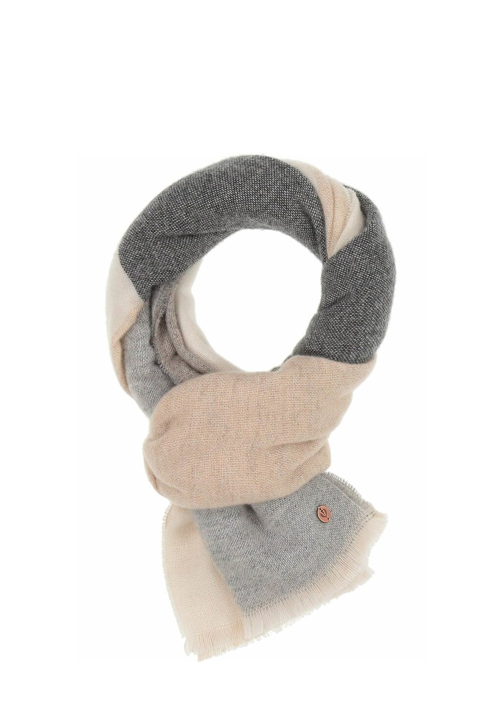 

Шарф BLOCK CHECK FRAAS, бежевый