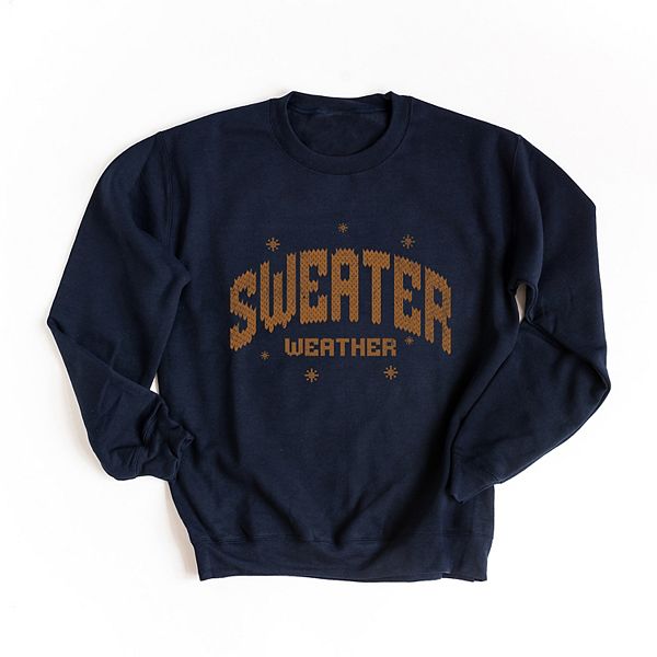 

Свитшот женский с принтом Sweater weather Simply Sage Market, True Navy