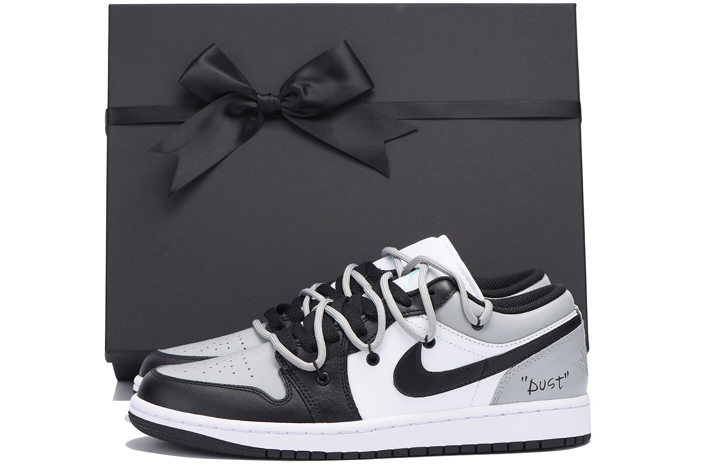 

Кроссовки Air Jordan 1 Vintage Basketball Shoes Men Low-top Gray, светло-серый