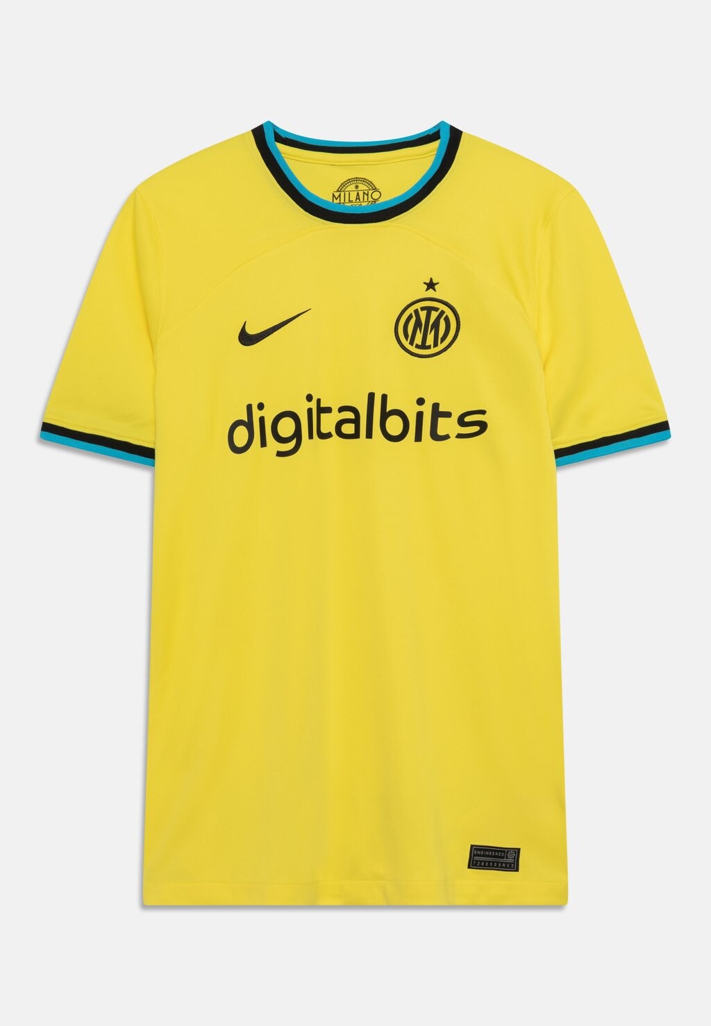 

Футболка INTER Y NK DF STAD JSY SS 3R Nike, цвет vibrant yellow/black