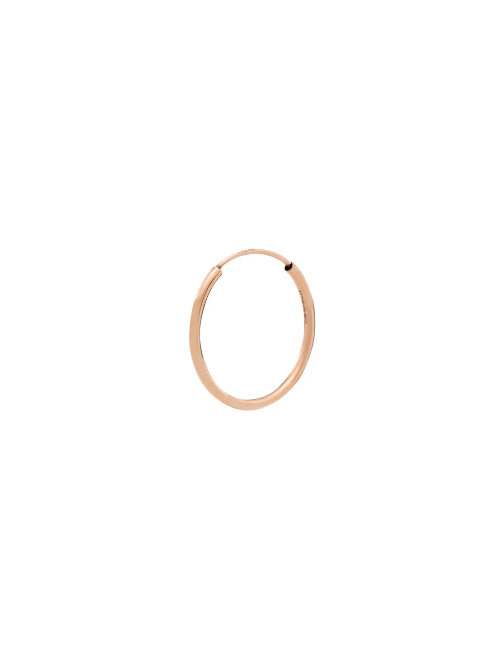 

Серьга-кольцо из розового золота Jacquie Aiche, розовый