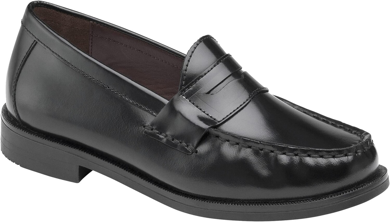 

Лоферы Hayes Penny Johnston & Murphy, цвет Black Brush-Off Leather