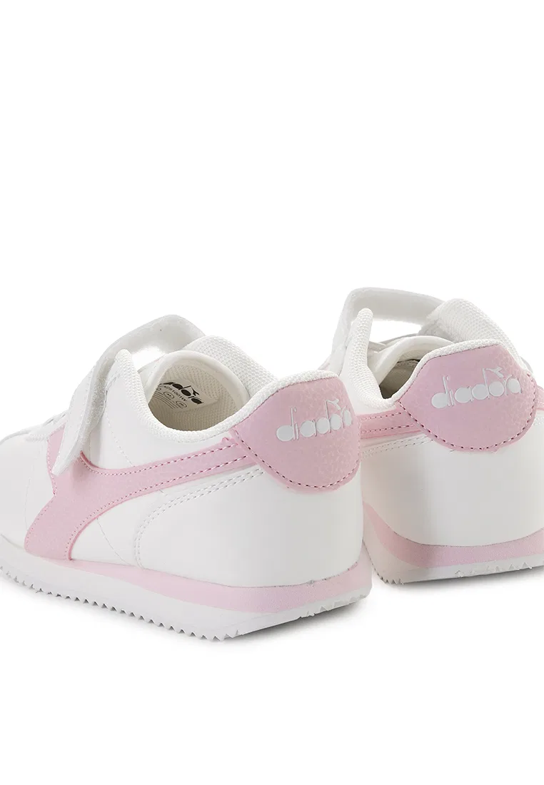 Кроссовки детские, Pello Jr, Pello Diadora, белый/розовый — фото 3