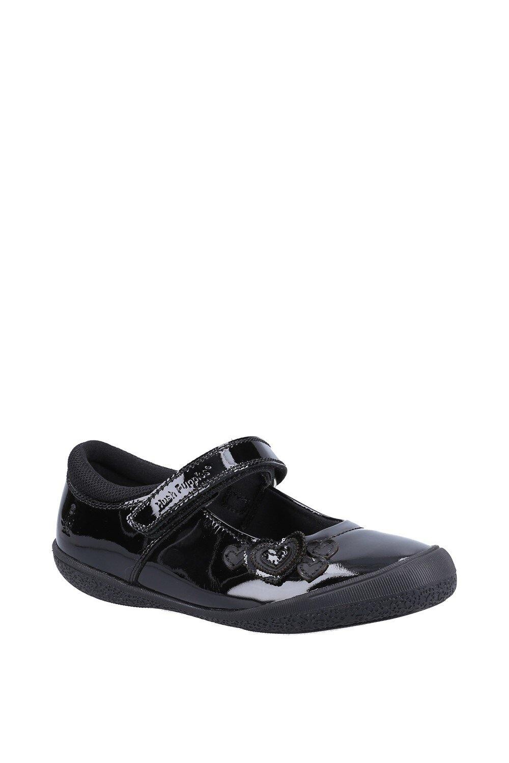 

'ROSANNA PATENT JUNIOR' Girls BTS FLFR Hush Puppies, черный