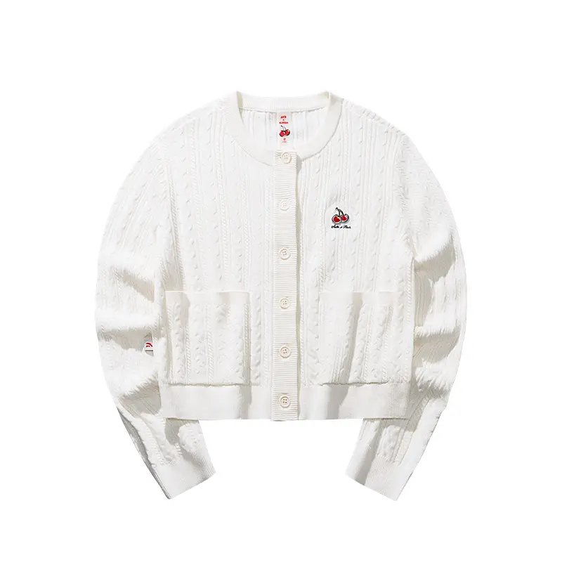 

ANTA KUAJIE LIANMINGKUAN Life Collection Вязаный свитер Women's Ivory White